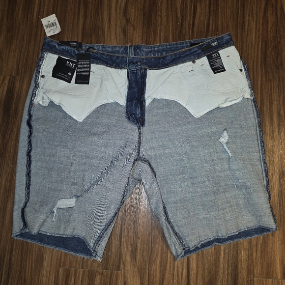 NWT SZ16W Kut From The Kloth Women Sophie Bermuda Shorts Raw Hem Cut Off Jeans - Picture 10 of 13
